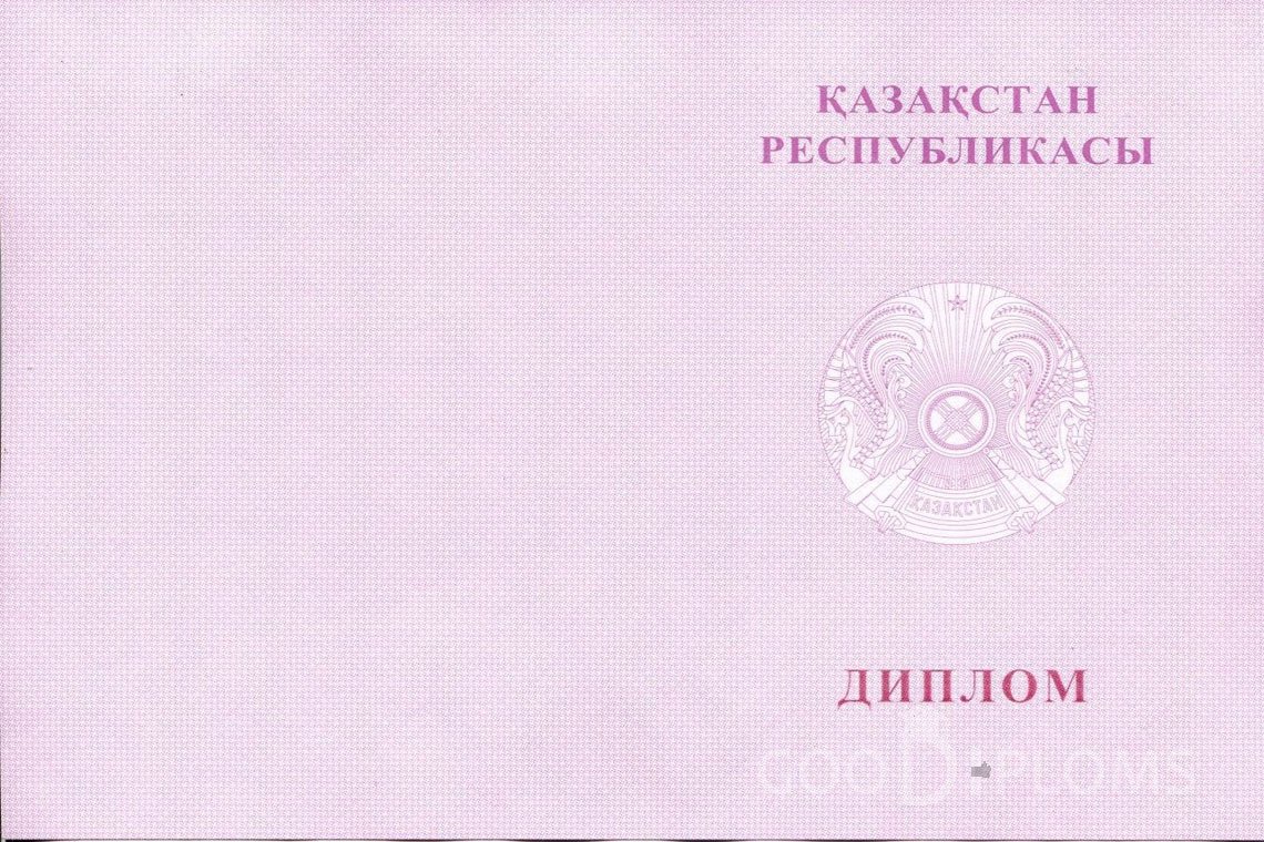 Казахский диплом магистра с отличием - Обратная сторона- Уфу